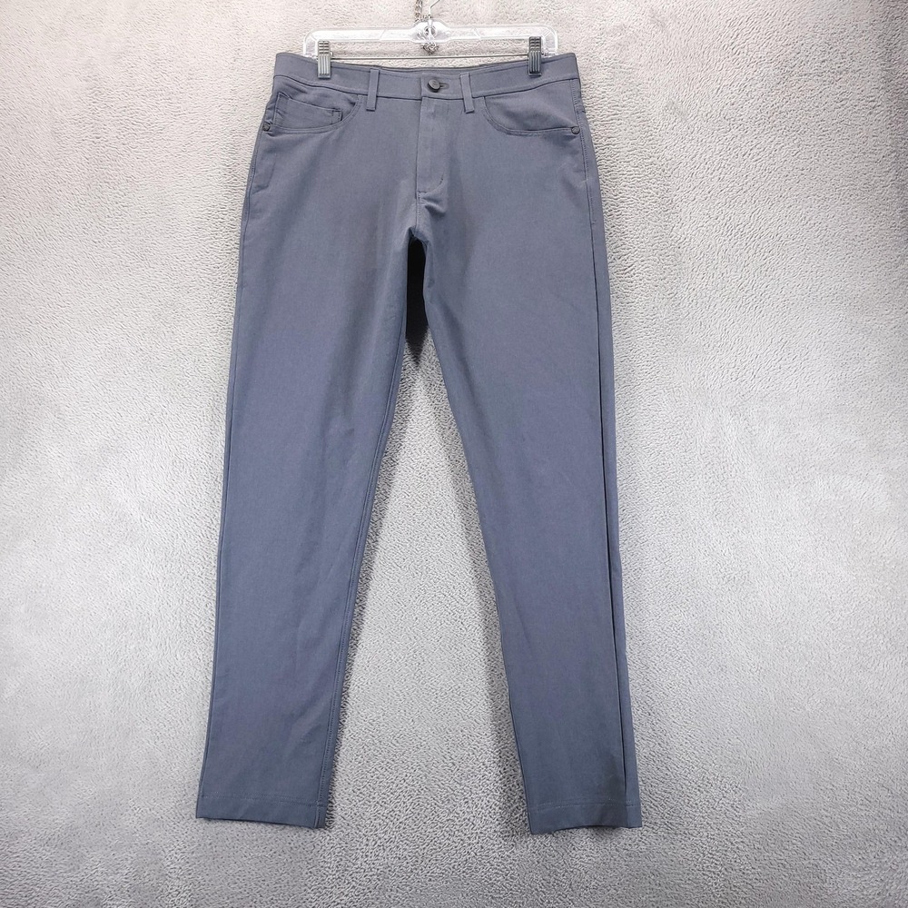 Public Rec Pants Mens 32x32 Gray Gamechanger Chinos Office Travel Career